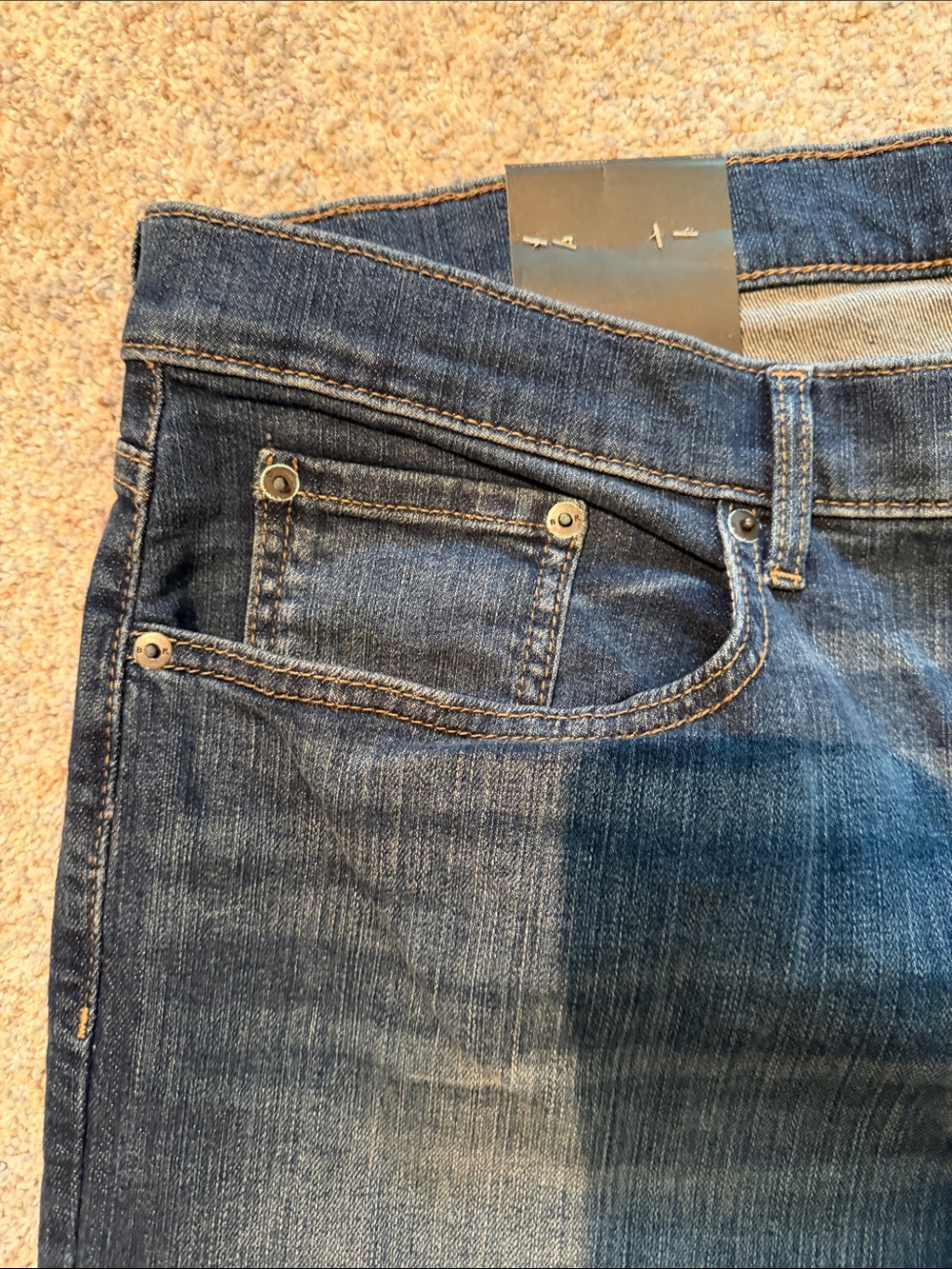 BANANA Republic Dark Blue Women's Straight-Leg Jeans - Picture 2 of 10